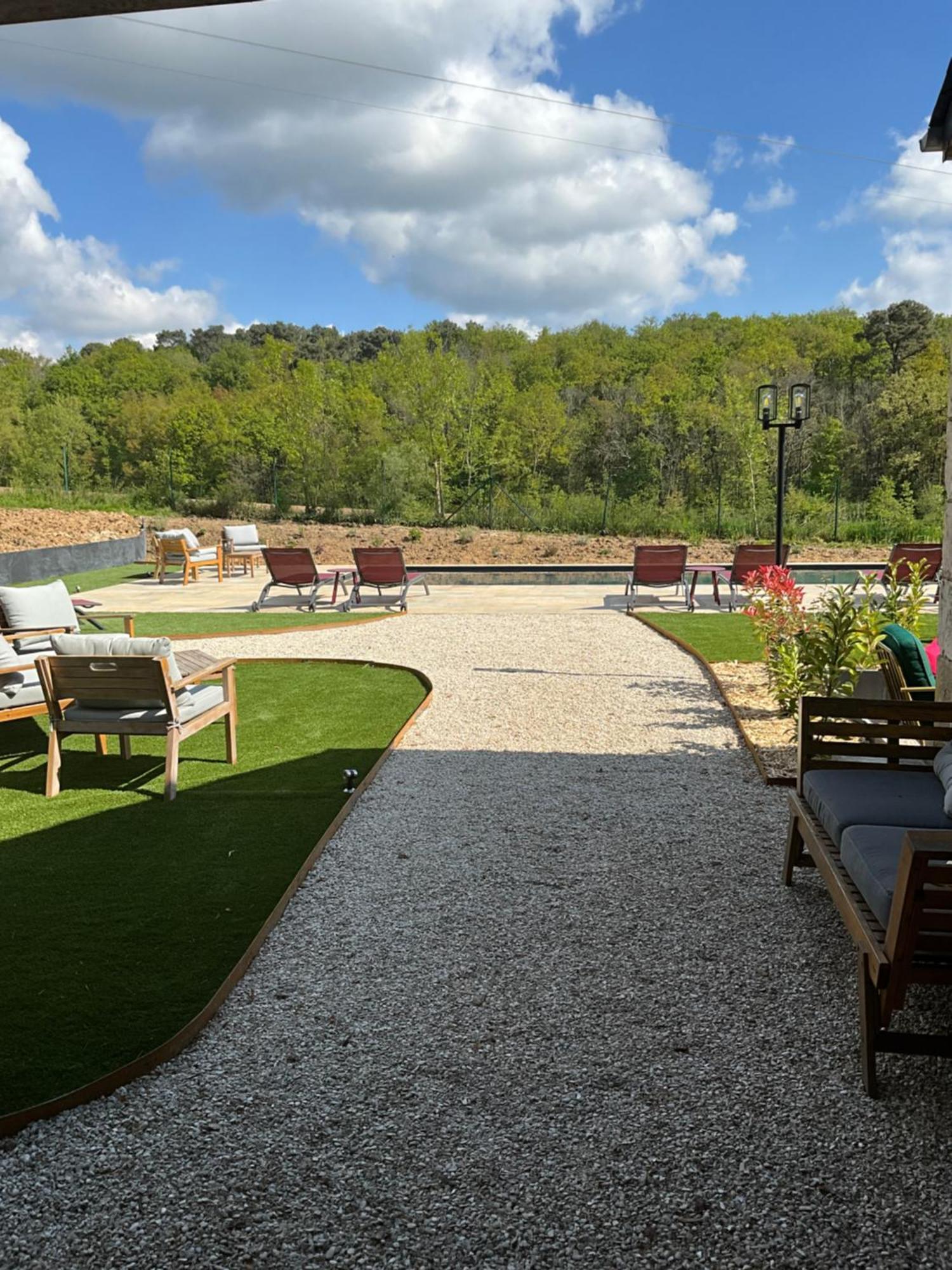 Sans Souci Bed And Breakfast Luxe Heated Pool And Restaurant Luzillé Екстериор снимка