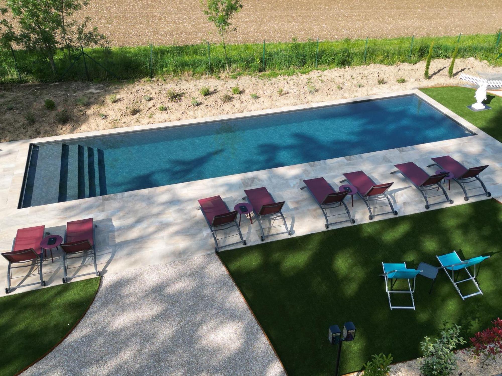 Sans Souci Bed And Breakfast Luxe Heated Pool And Restaurant Luzillé Екстериор снимка