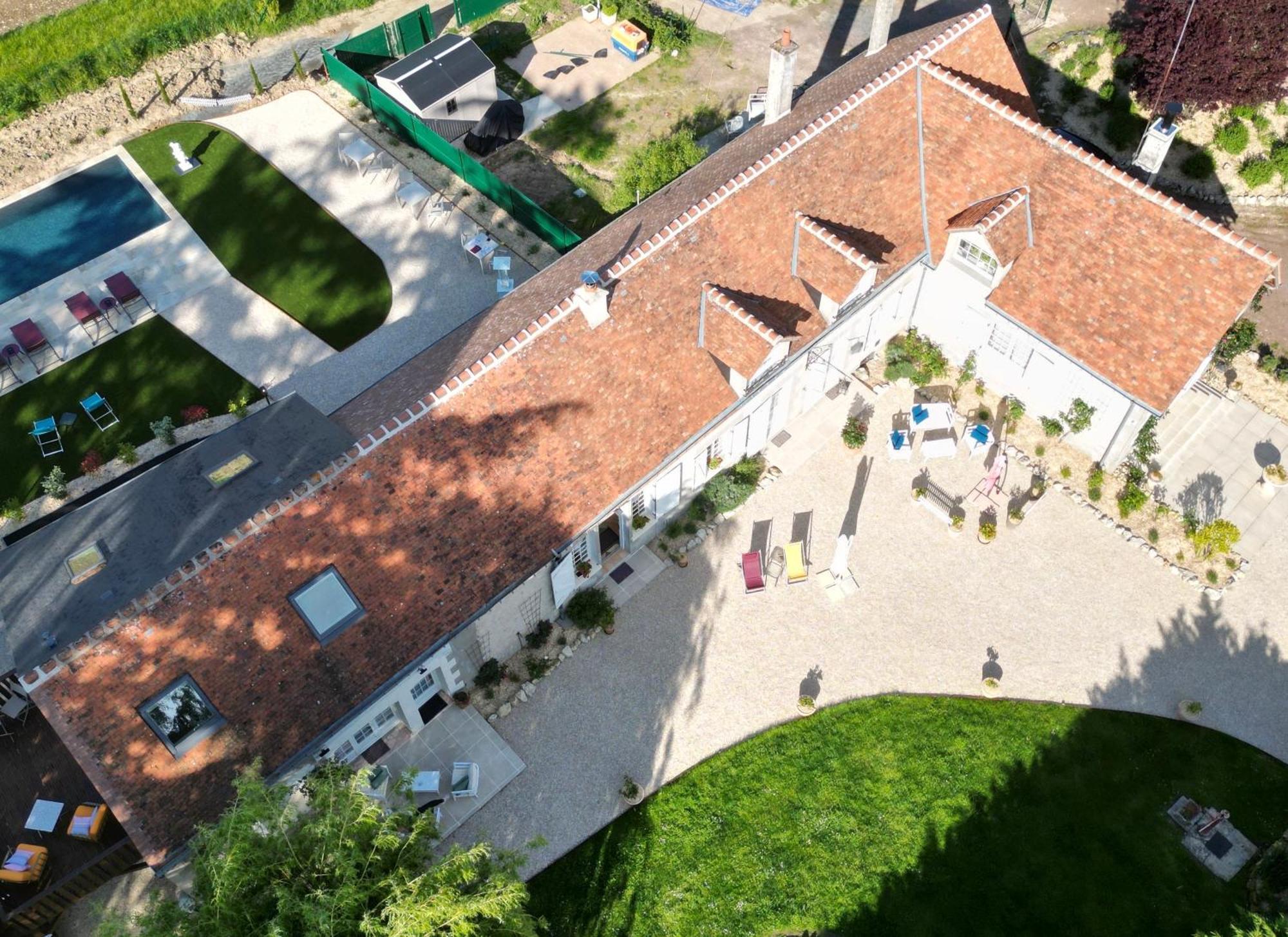 Sans Souci Bed And Breakfast Luxe Heated Pool And Restaurant Luzillé Екстериор снимка